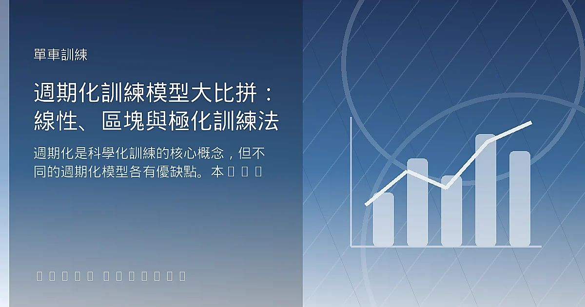 週期化訓練模型大比拼：線性、區塊與極化訓練法