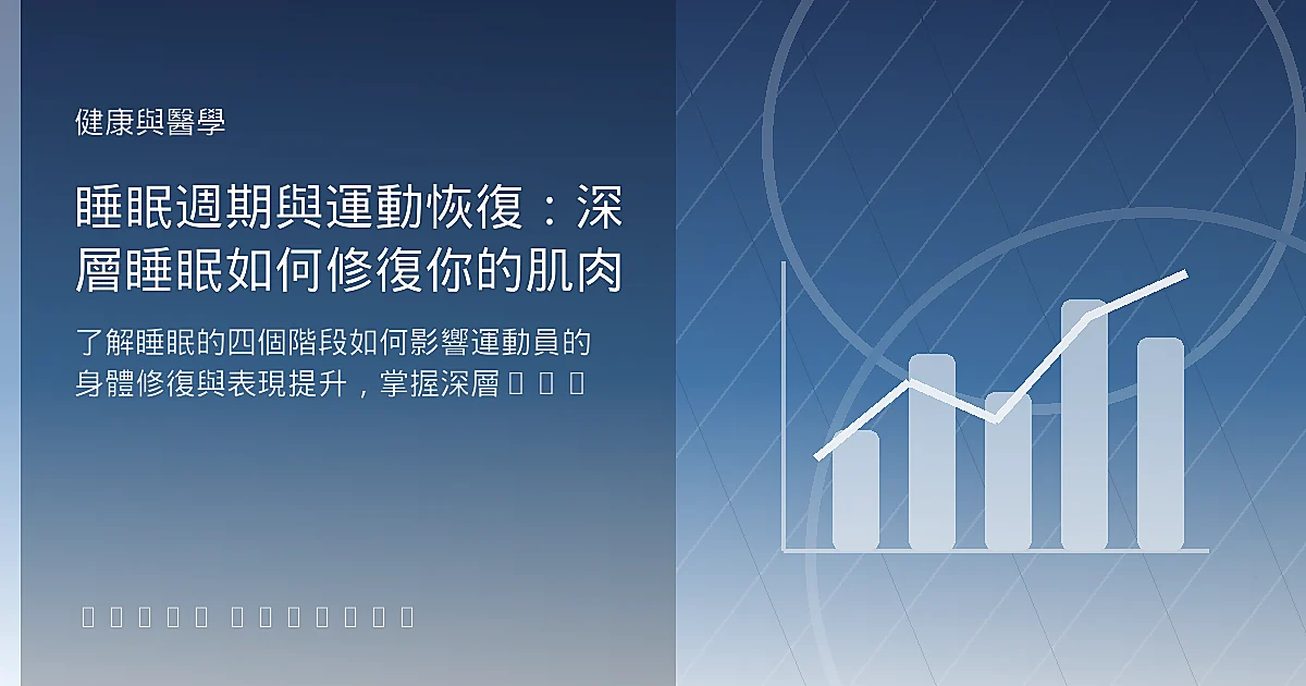 睡眠週期與運動恢復：深層睡眠如何修復你的肌肉