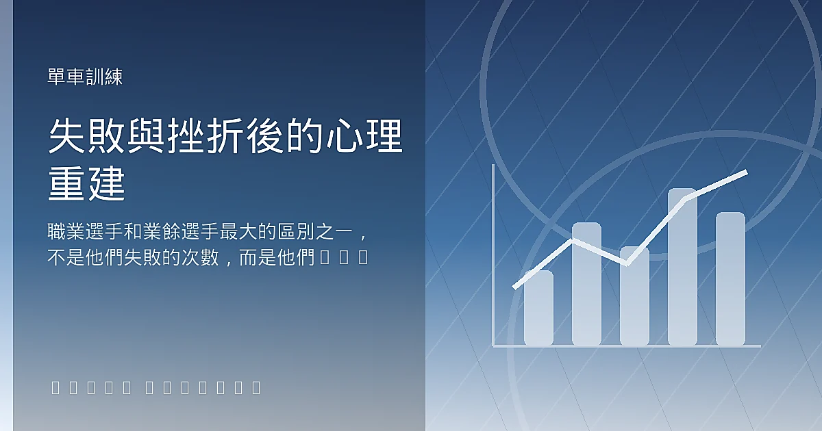 失敗與挫折後的心理重建