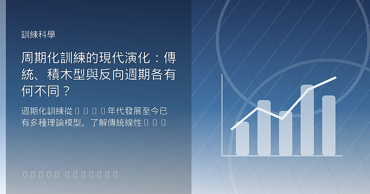 周期化訓練的現代演化：傳統、積木型與反向週期各有何不同？