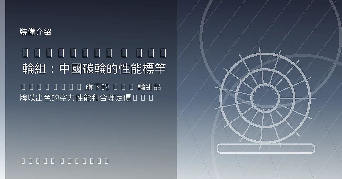 【Winspace / Lún 碳纖輪組評測】Hyper 輪組剛性、碳輻條重量與陶瓷培林實測