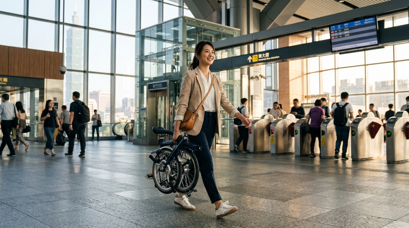 折疊車通勤指南：在台北搭捷運也能帶車