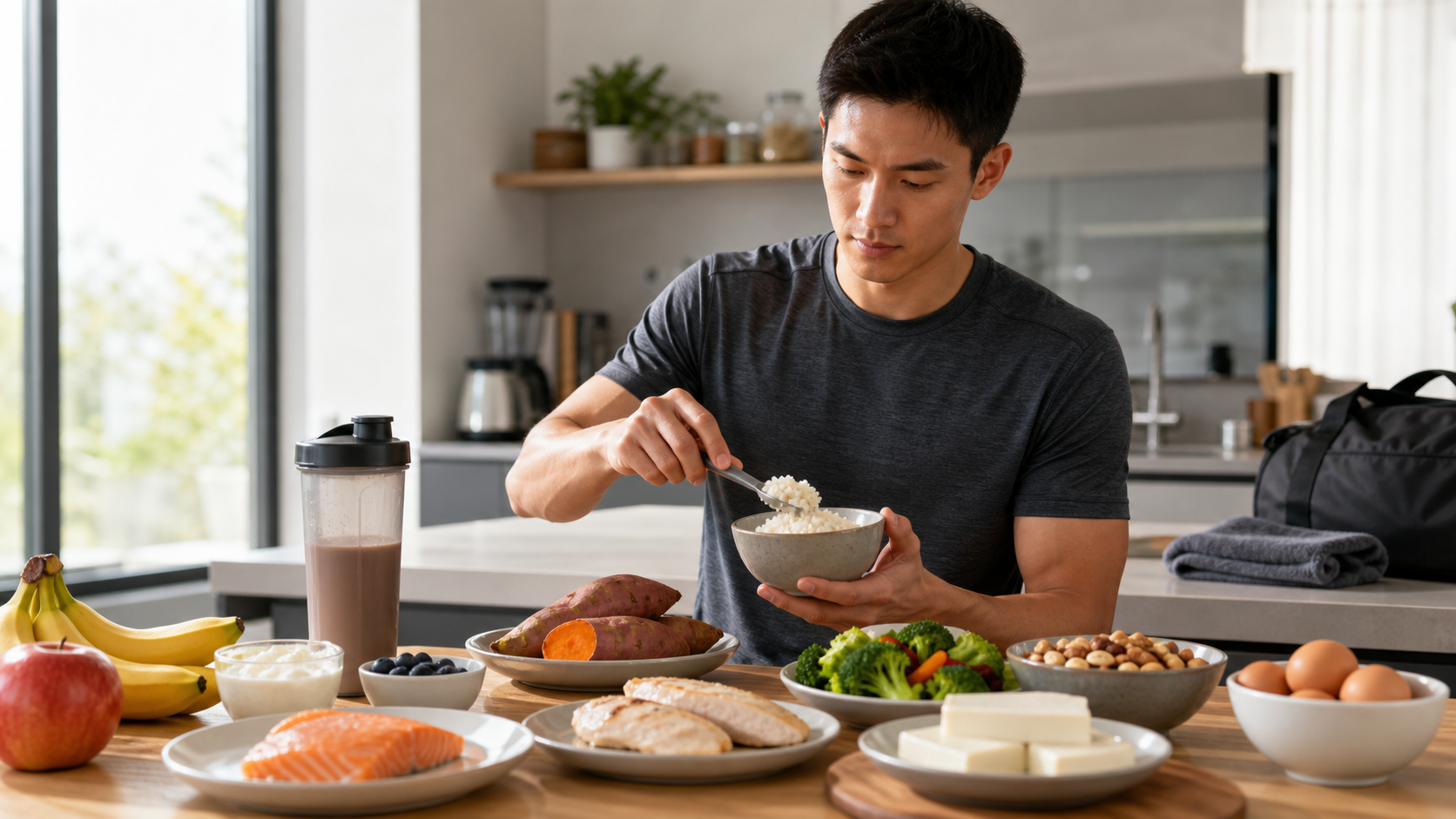 增肌饮食：肌肉建构的营养策略——能量、蛋白质与增重速率的完整实战指南