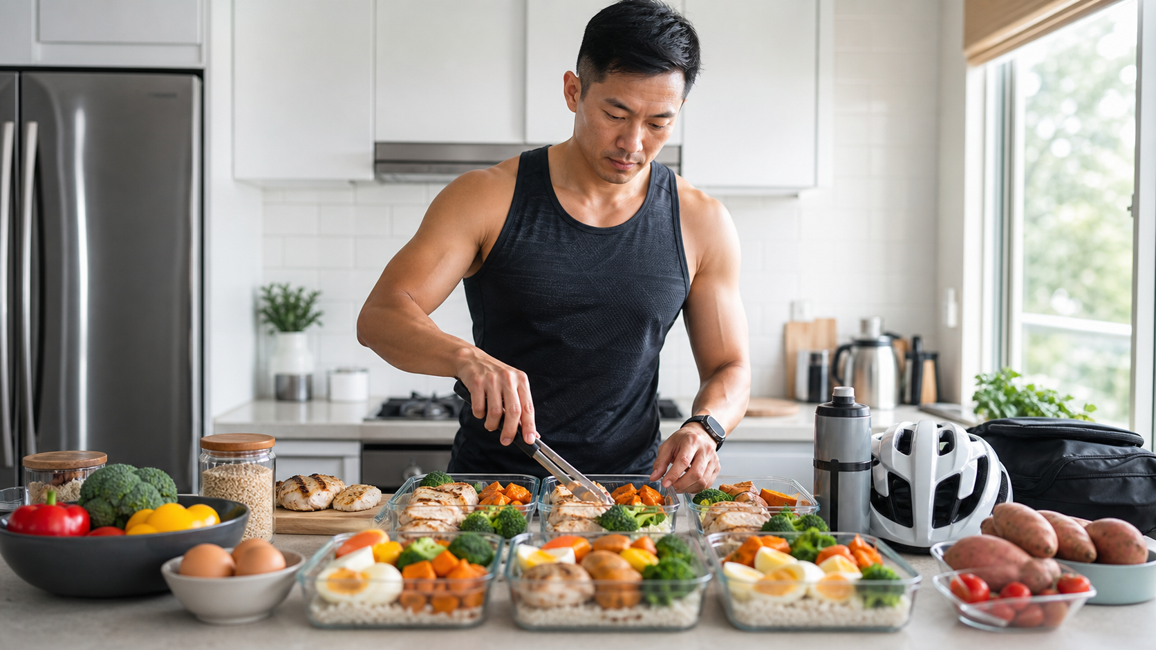 運動員の食事準備meal prep実践:効率、栄養バランス、保存と変化の完全ガイド
