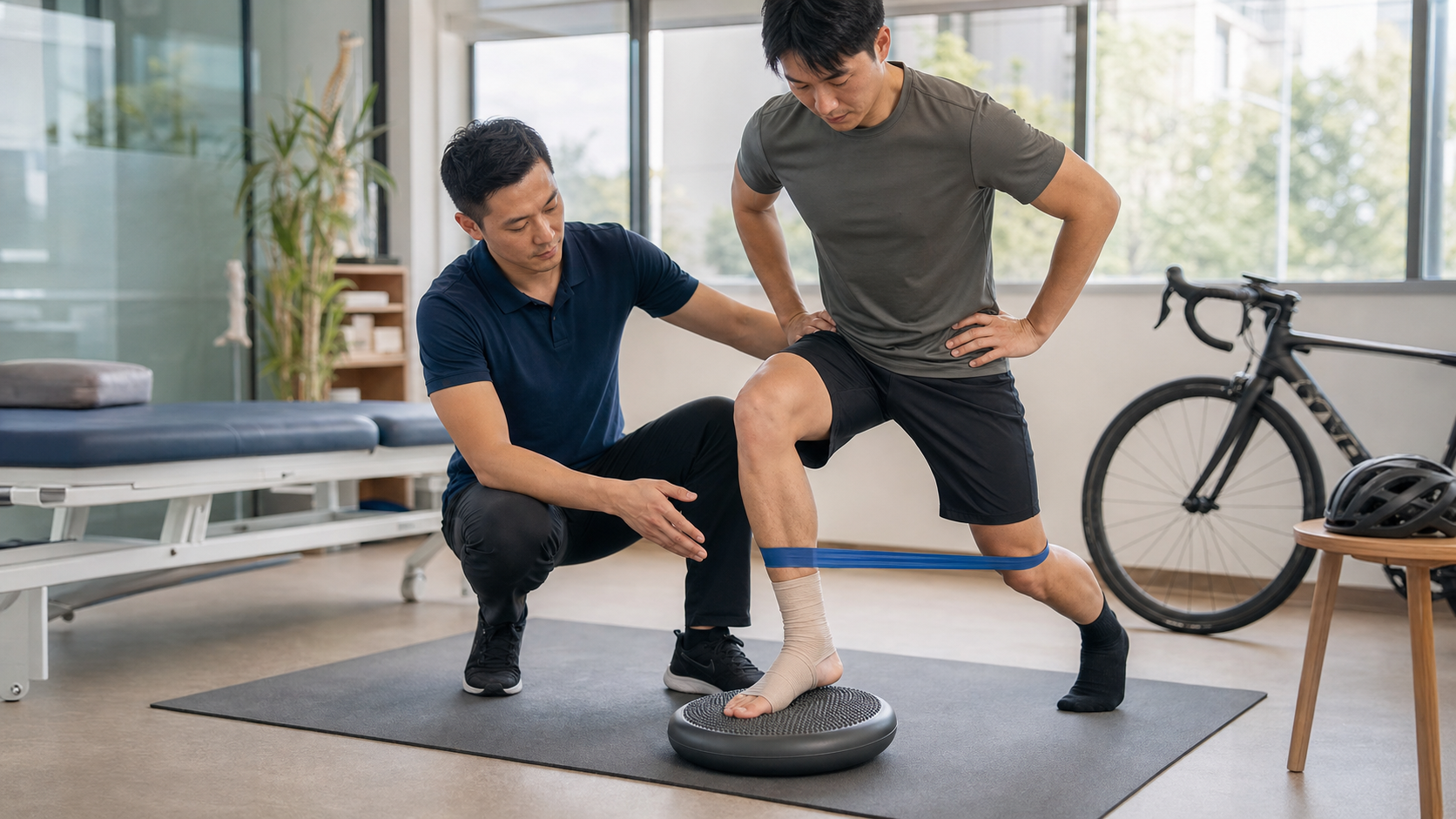 Guide complet de l'entorse de la cheville : du traitement aigu à l'entraînement proprioceptif, comment s'entraîner pour ne plus se fouler la cheville