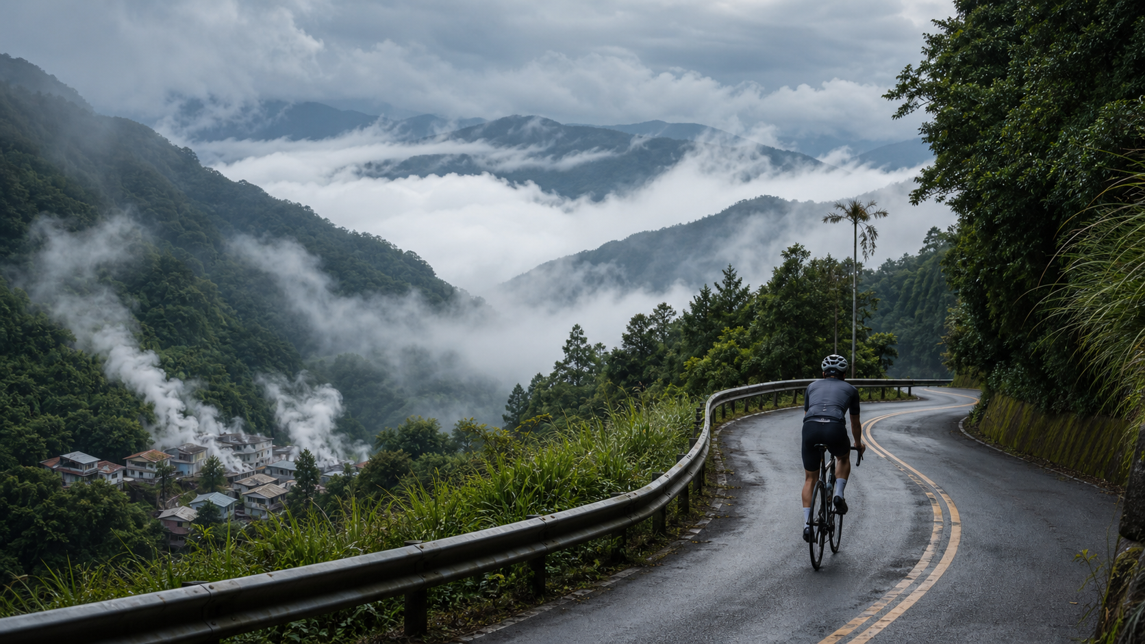 Rouler là où les nuages se lèvent : mer de nuages, source sacrée et mémoire de Wushe, de Lushan Hot Spring à la route provinciale 14