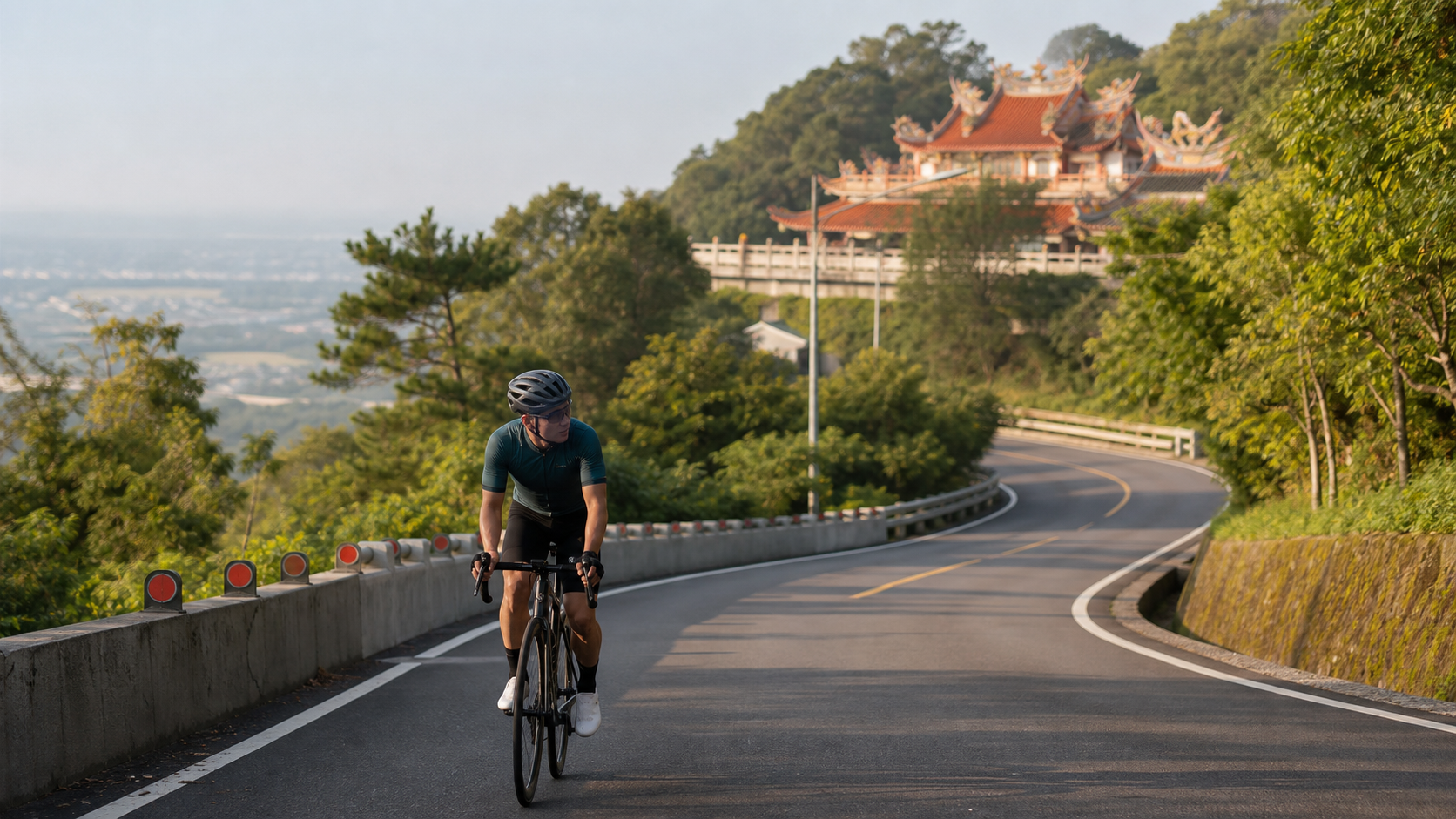 彰化139縣道鳳山寺 공략: 4.7km, 고도 상승 153m, 초보자와 중급자 모두에게 적합한 입문용 오르막 코스