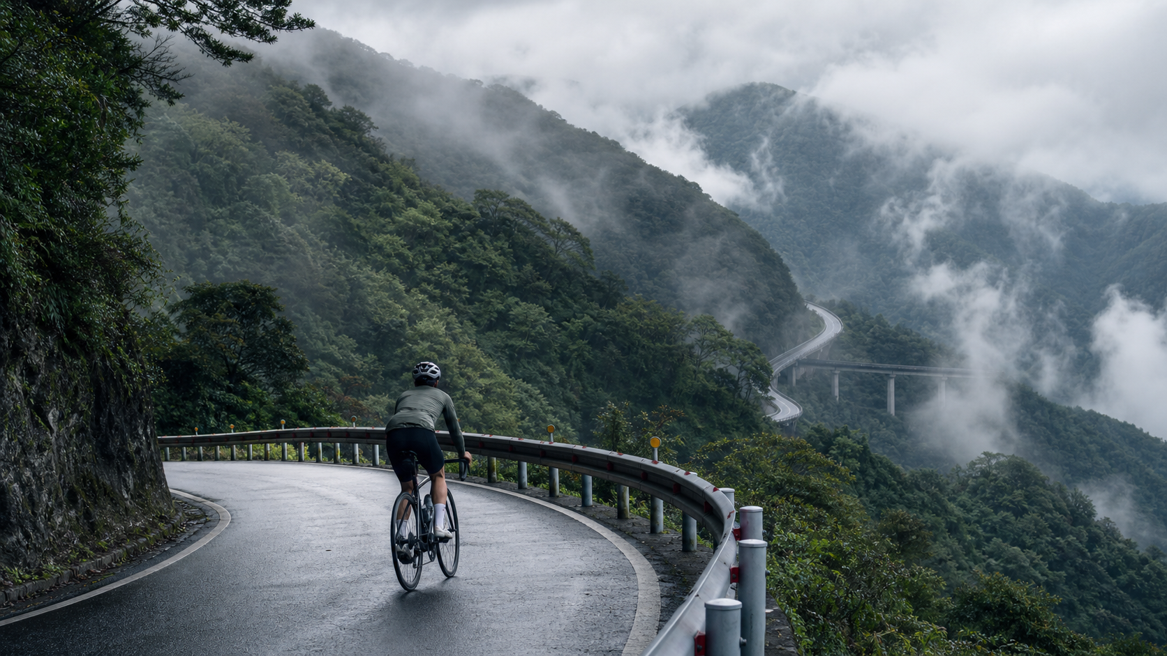 Deep in the Clouds: Riding the Northern Cross-Island Highway to Mingchi, a Century-Spanning Transversal Road