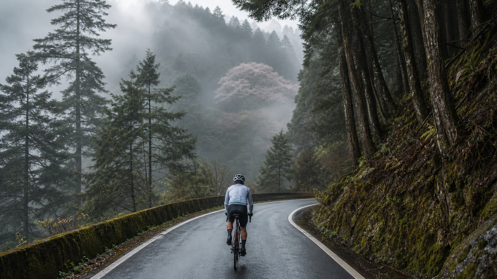 Riding into the Misty Depths: A 27-Kilometer Soulful Pilgrimage to the Guanwu Cherry Blossom King