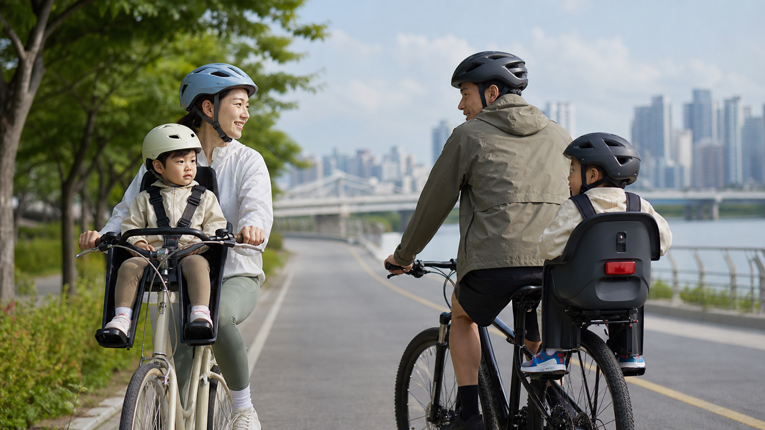自行車兒童座椅選購：前座vs後座的安全比較