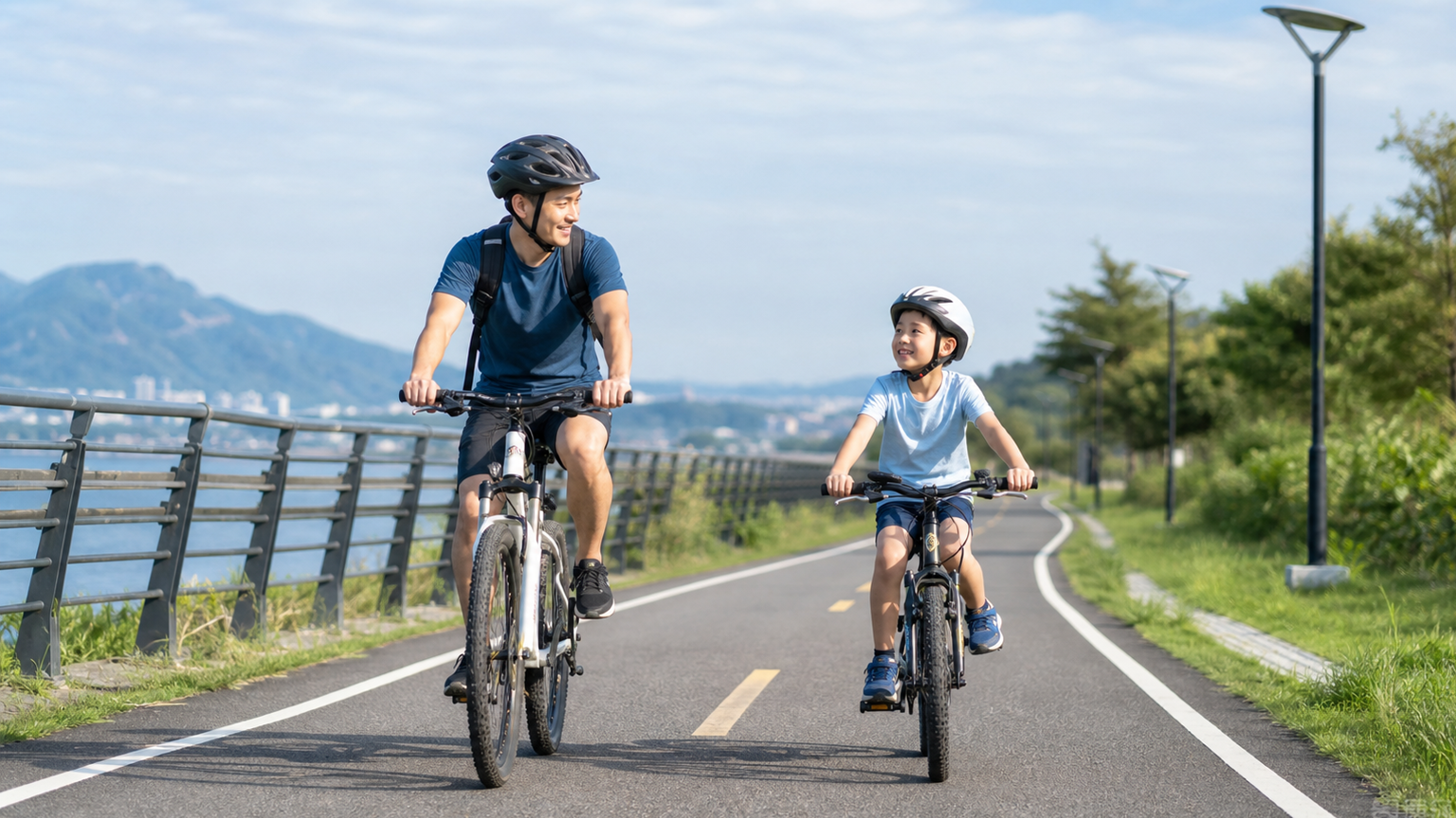 亲子单车旅行：带小孩一起骑车的安全守则