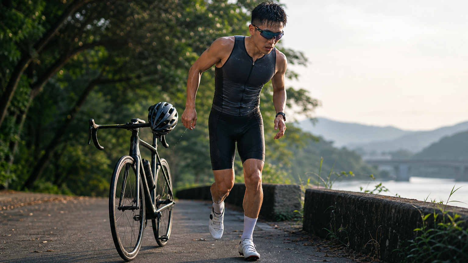 Brickトレーニングの生理学：なぜ自転車を降りた後に脚が鉛のように重いのか