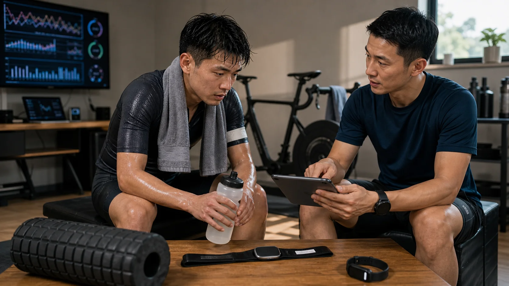 自行車恢復科學與生理監控主視覺