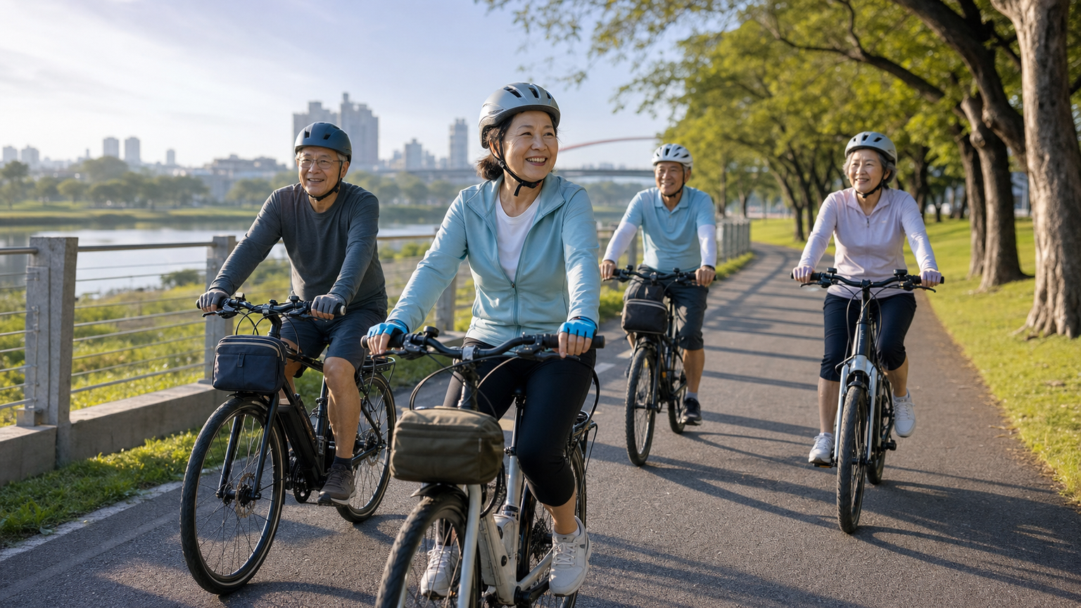 銀髮族自行車：60 歲之後的健康騎乘指南