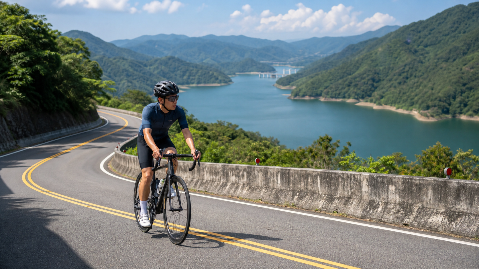 桃園大渓サイクリング：石門ダムと角板山の山岳ツアー