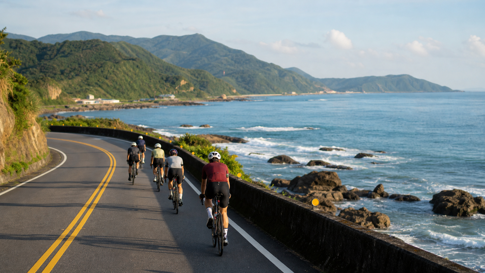 Balade à vélo sur la côte nord de Keelung : paysages marins de Yeliu, Jinshan et Shimen