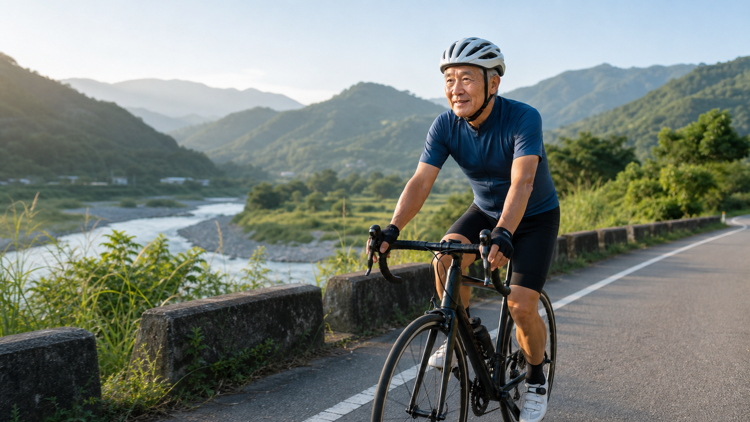 高齡自行車騎士的健康守則：50歲後的安全訓練完全指南