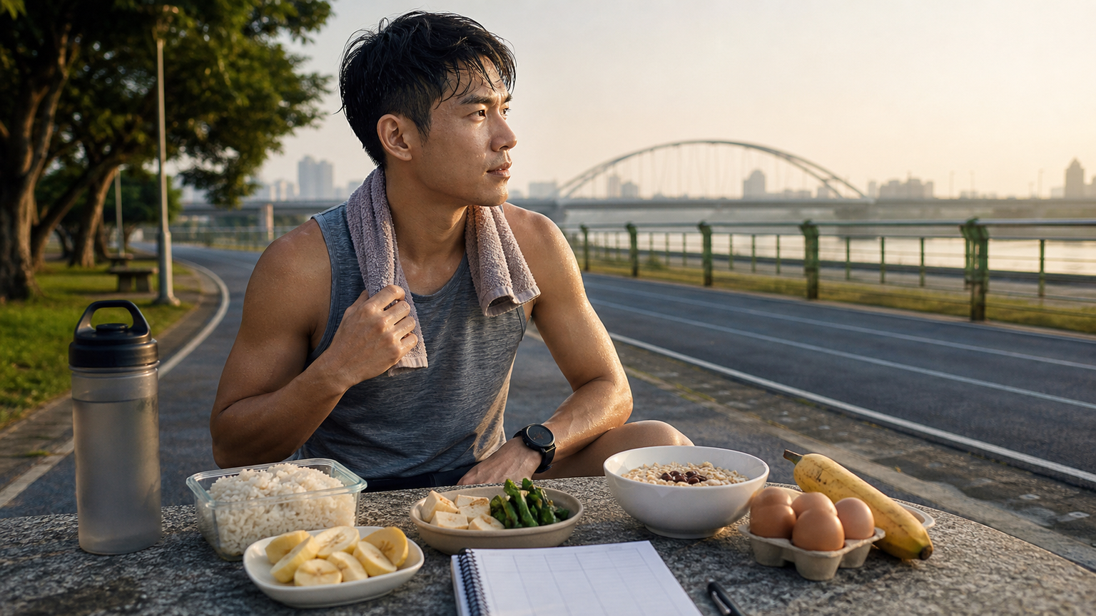 馬拉松備賽期的飲食計畫：訓練量與熱量攝取的動態調整