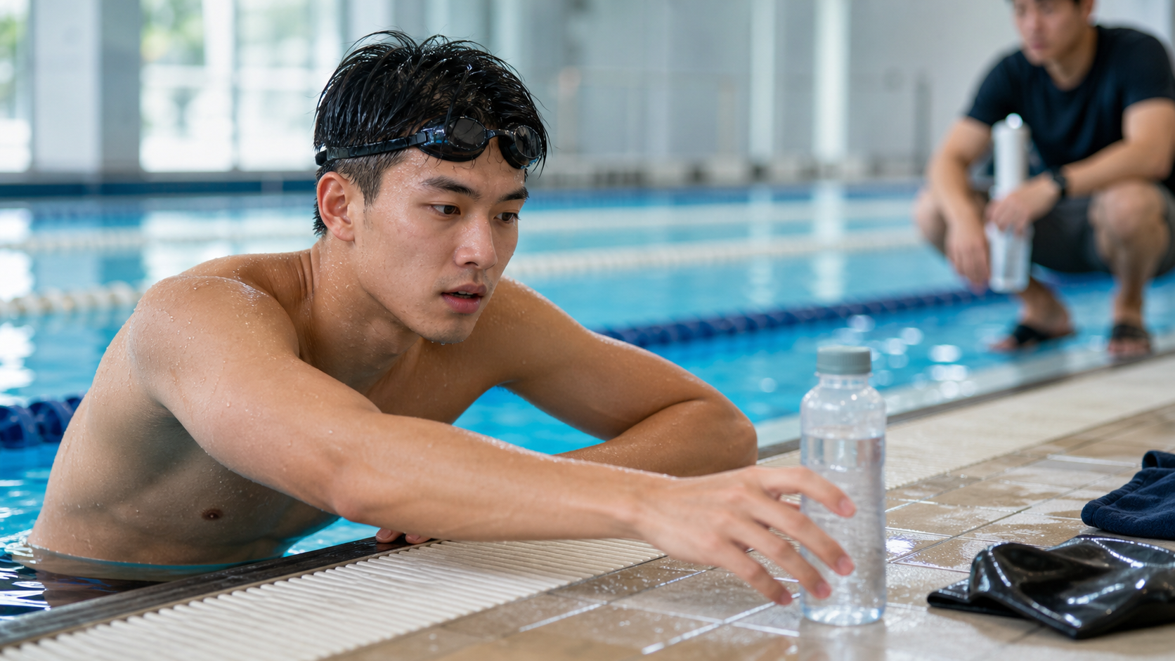 游泳中的補水策略：水中運動的隱性脫水風險