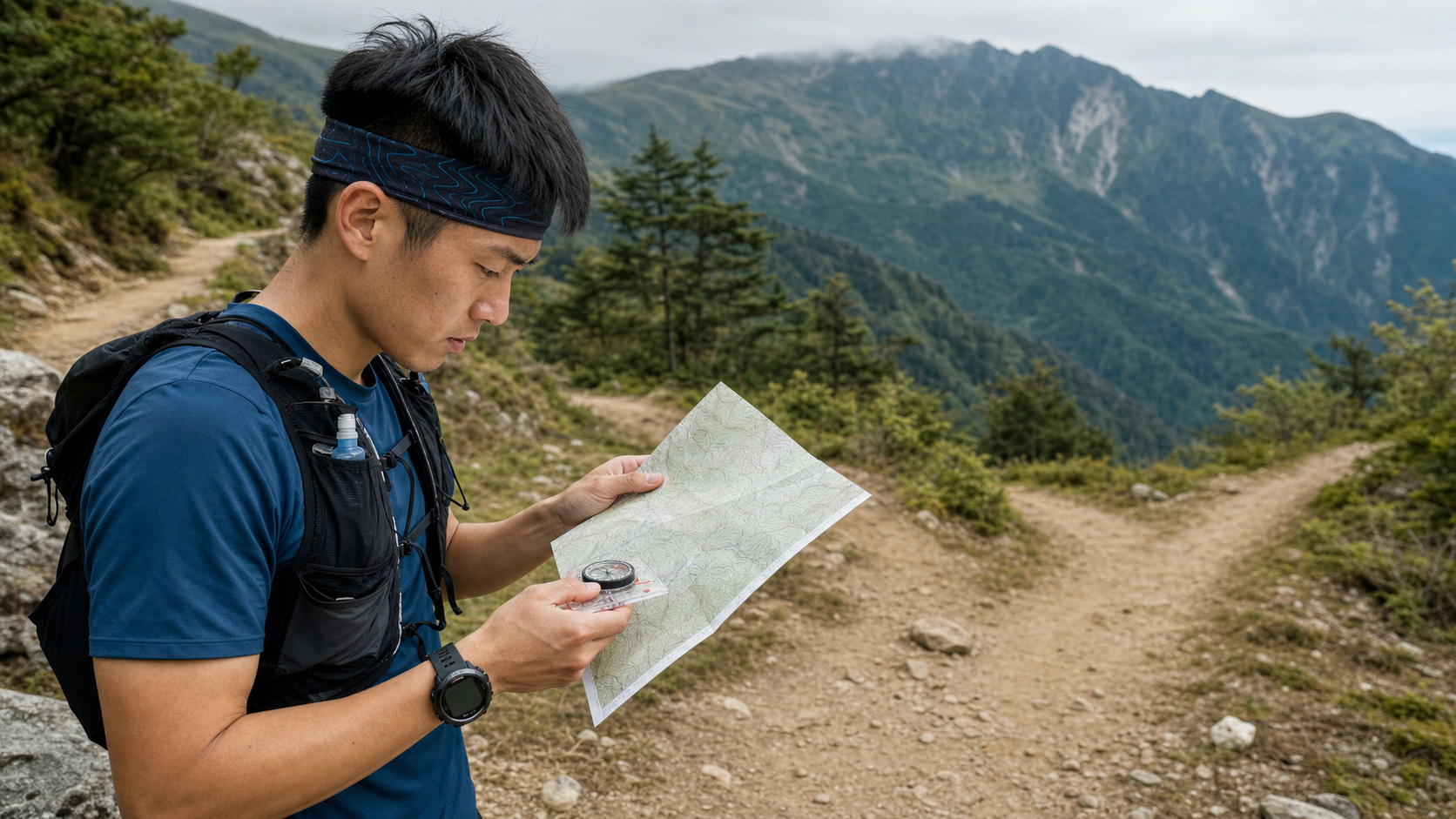 越野跑的導航技能：地圖、指南針與GPS的綜合應用