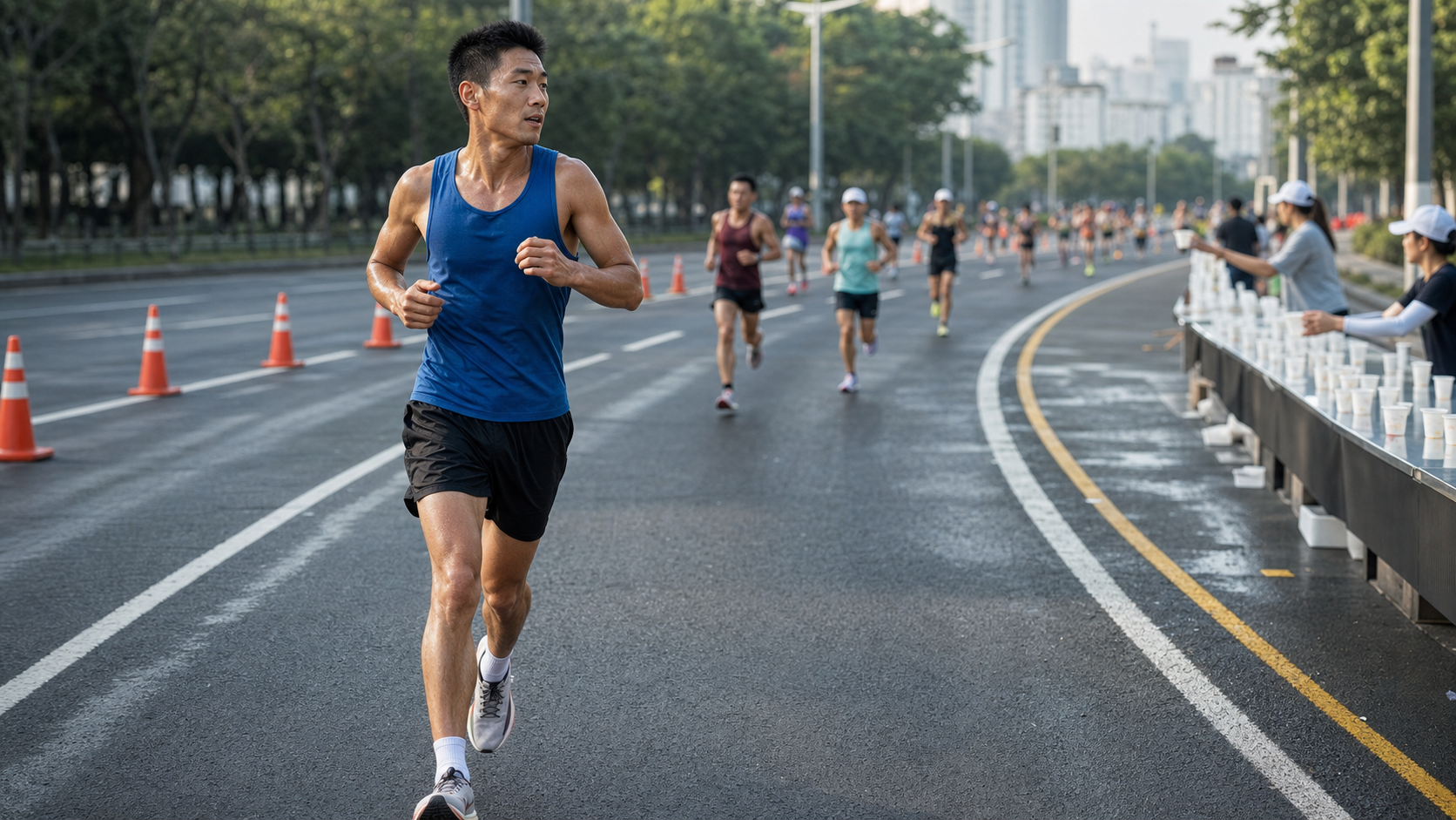 路跑的賽道策略：直道、彎道、補給站的速度管理