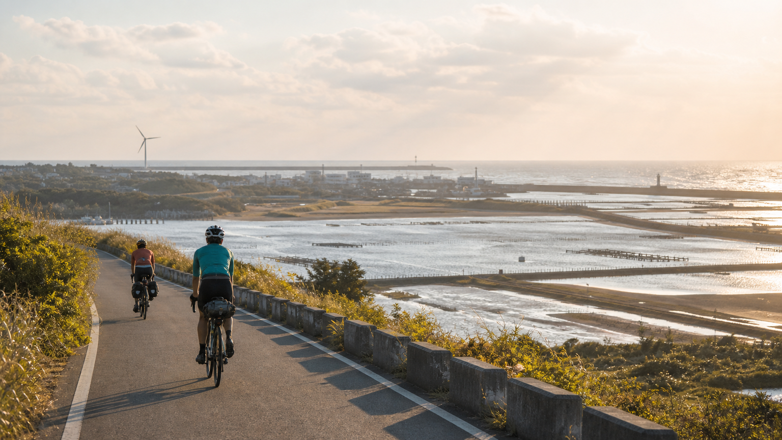 台灣西海岸自行車旅：新竹到台南的海線慢騎