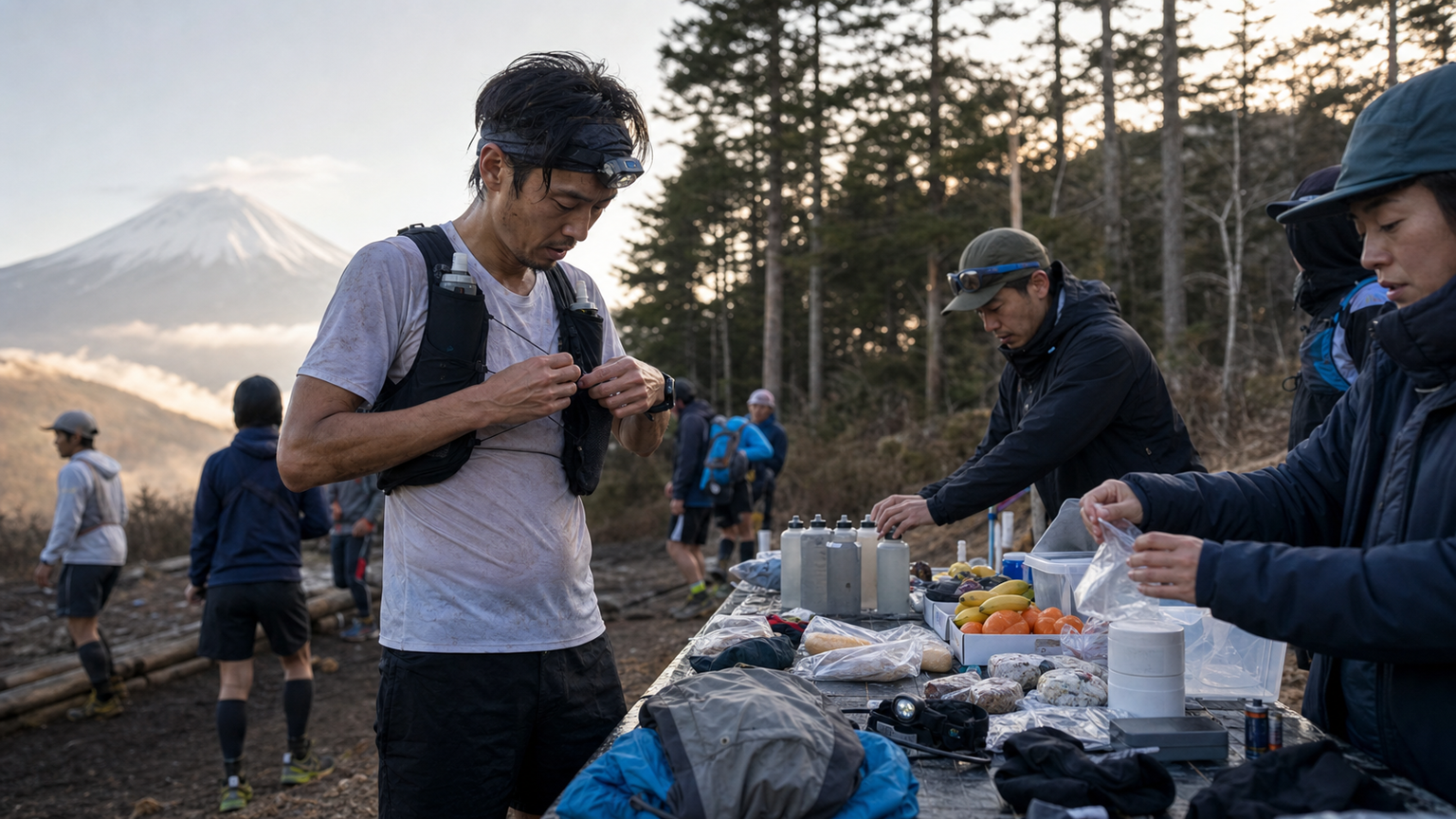 超馬賽事補給站策略：UTMF 等百英里賽的物資管理
