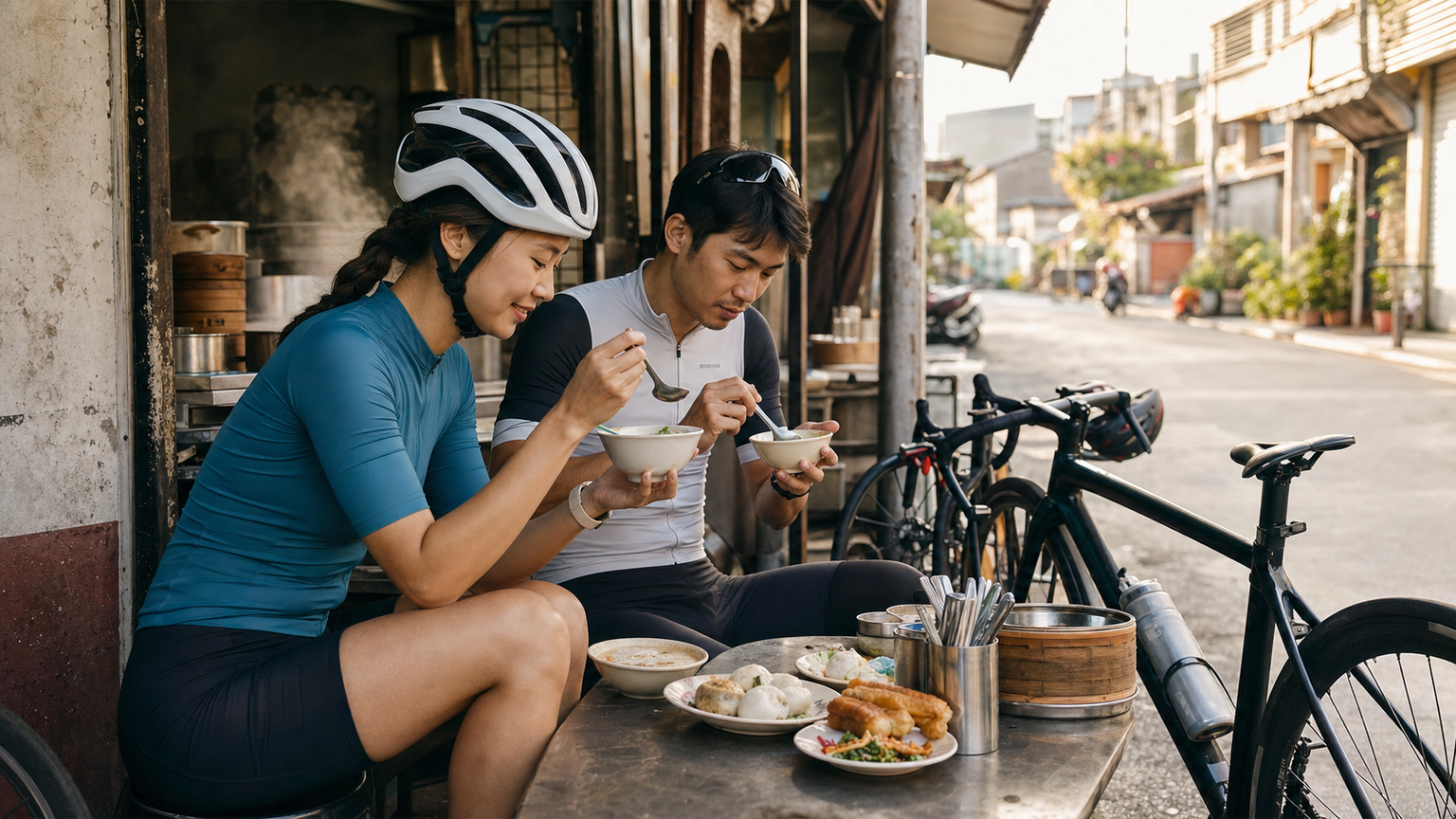 單車與美食的結合：以騎行串聯台灣各地在地小吃