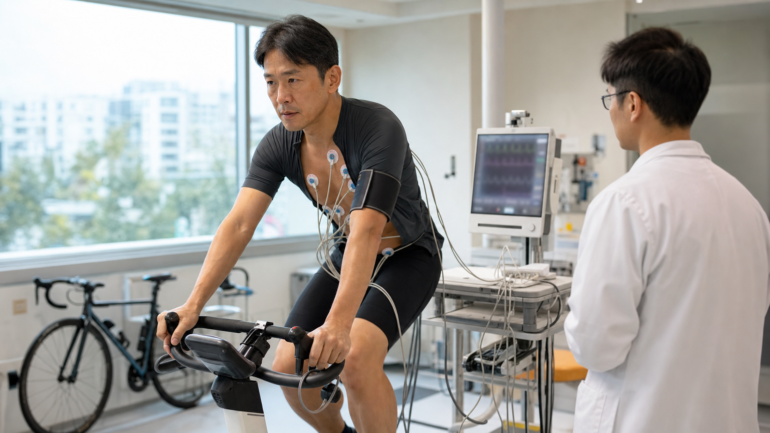 自行車騎乘的心臟安全:何時需要做運動心電圖檢查