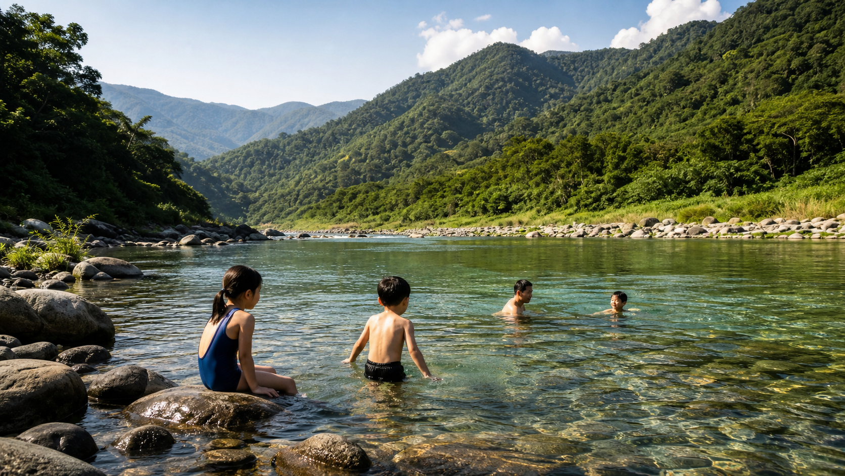 台灣河川游泳：秀姑巒溪、大安溪的野溪游泳文化