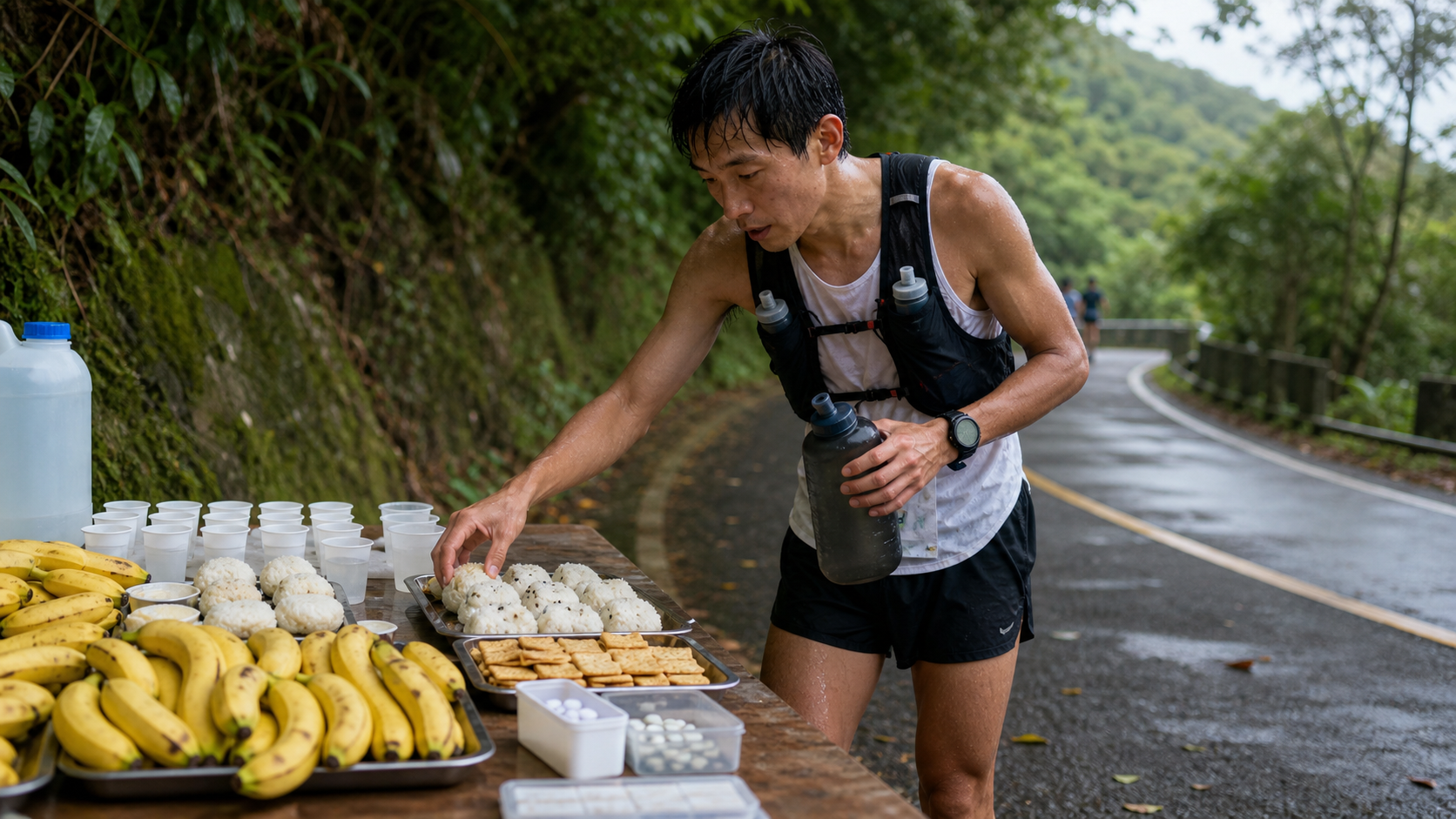 超馬的補給策略：固態食物、流質、電解質的時機管理