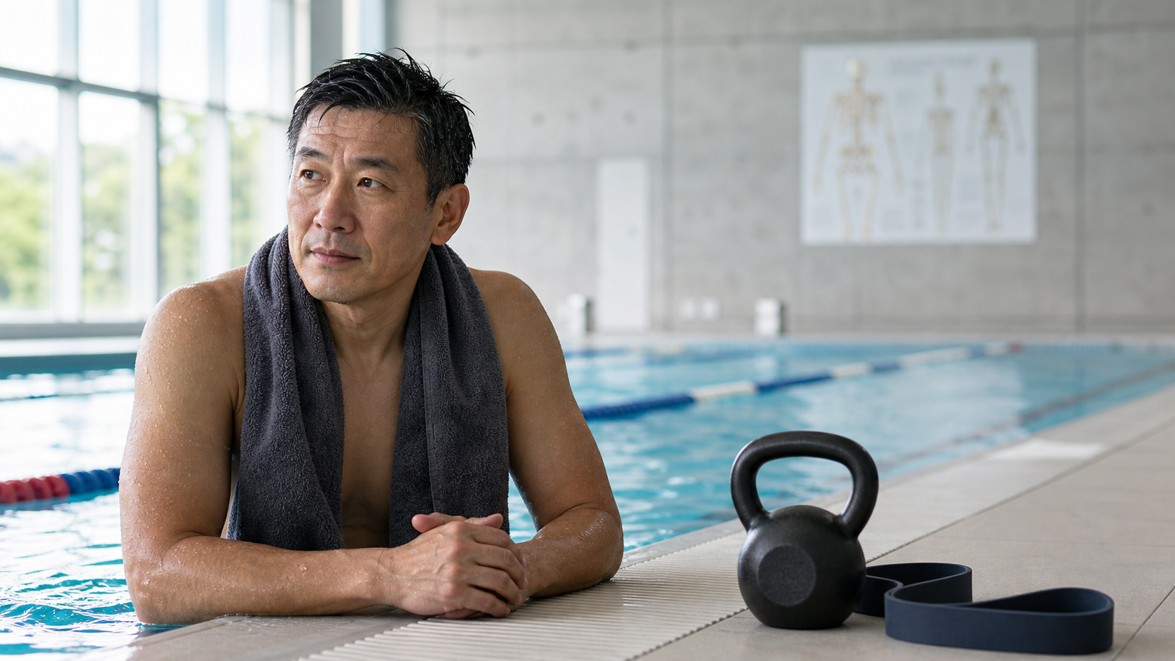 游泳的骨質密度：低衝擊運動對骨骼健康的限制與補強策略