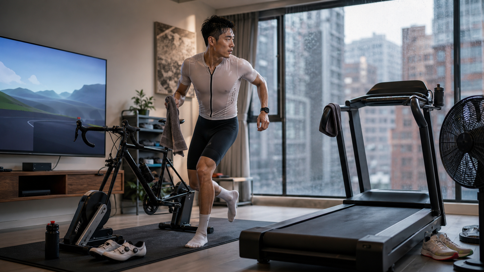 室內 Brick 訓練：Zwift + 跑步機的銜接安排與實戰技巧