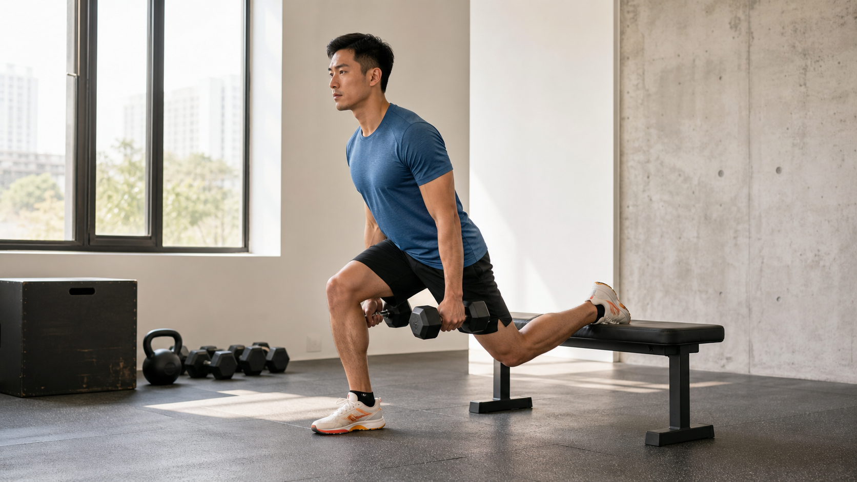 跑者的肌力動作：單腿硬舉、Bulgarian Split Squat、跨步上箱