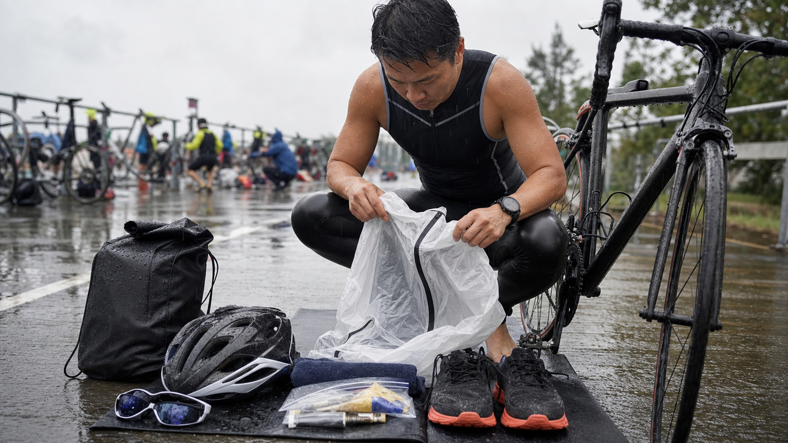 三鐵雨備裝備清單：賽事下雨的應對配備與賽前準備