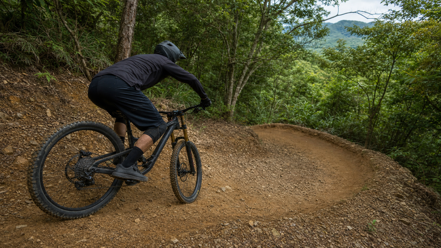 MTB 下坡技術：煞車點、重心後移與視線控制的三要素