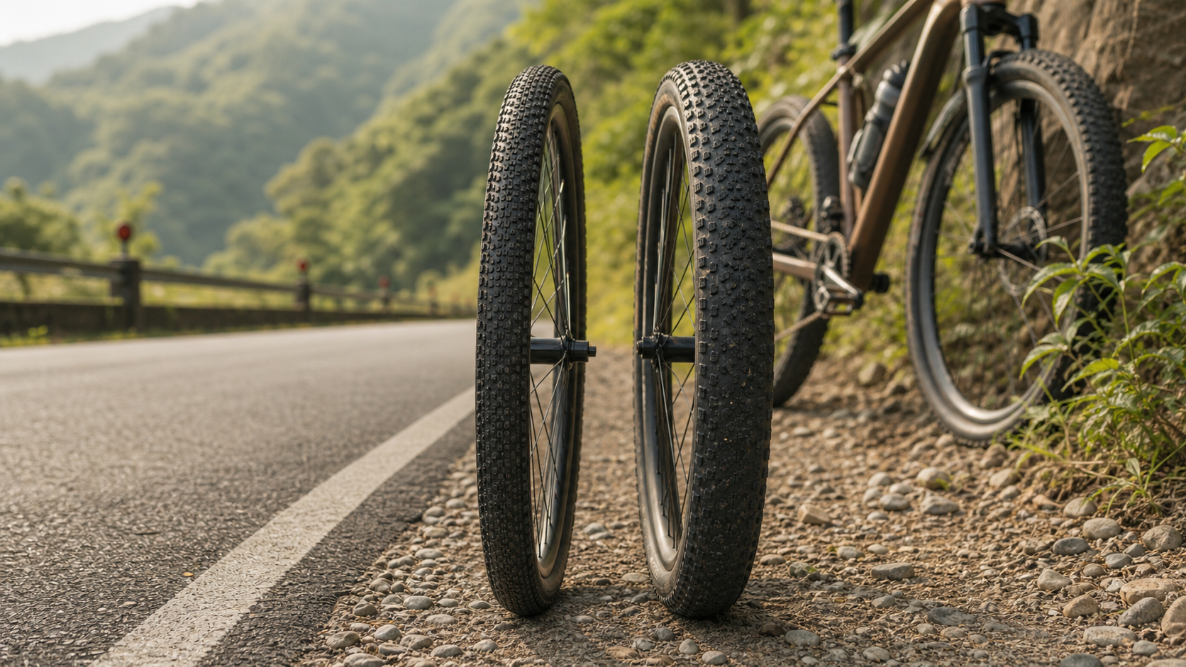 Gravel 輪胎選擇：700c vs 650b、胎寬 35–50mm 的適用場景