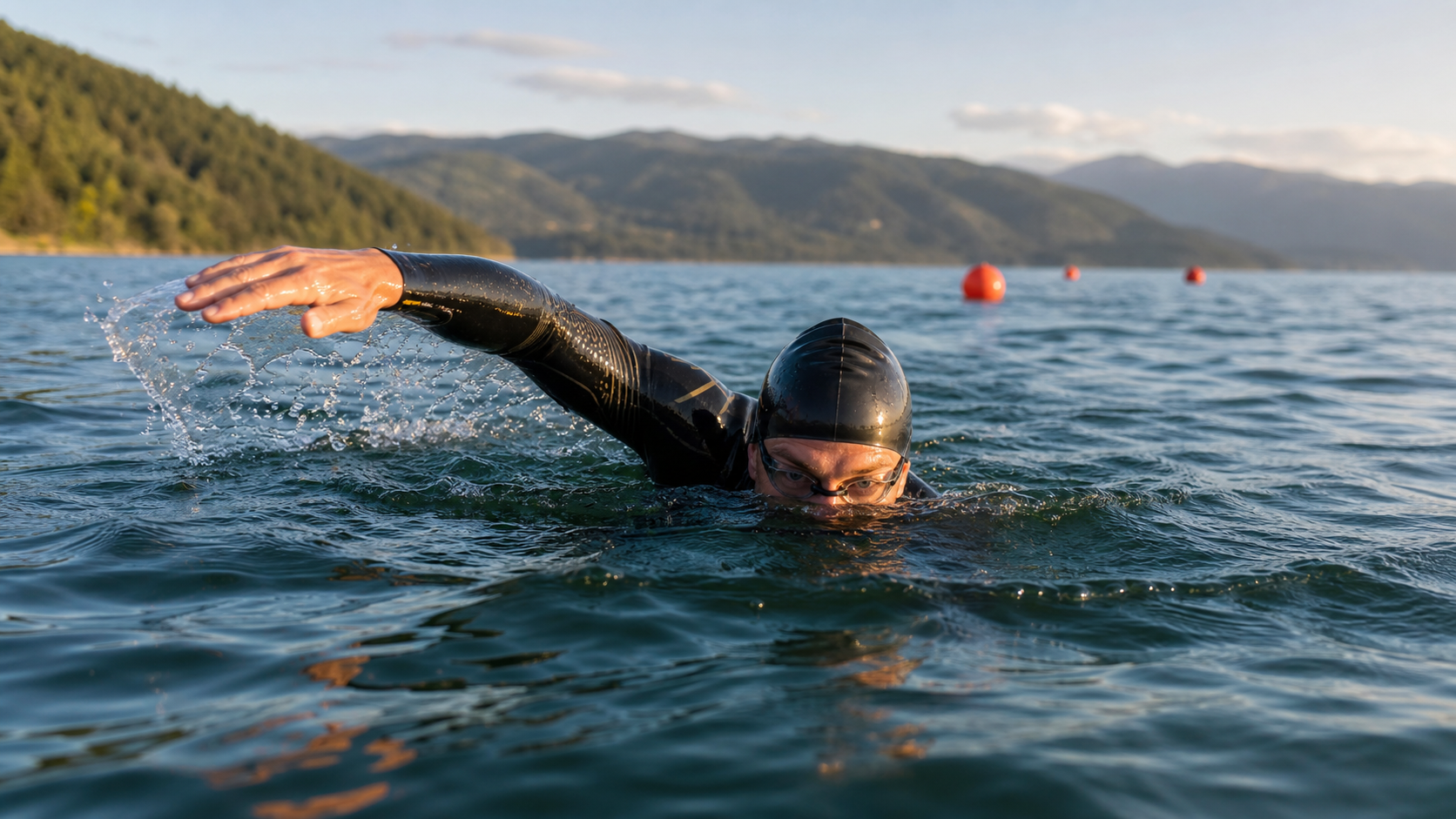 Sighting in Open Water: A Rhythm Drill of Lifting Your Head Every 6–8 Strokes