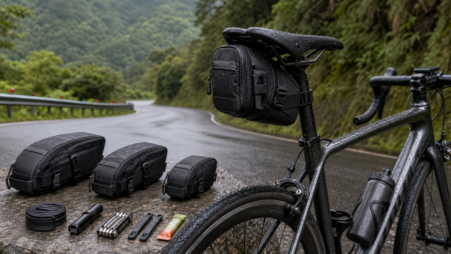 กระเป๋าใต้เบาะจักรยาน (Saddle Bag) รีวิวเชิงลึก: เปรียบเทียบความจุ การกันน้ำ และความเสถียรในการติดตั้ง