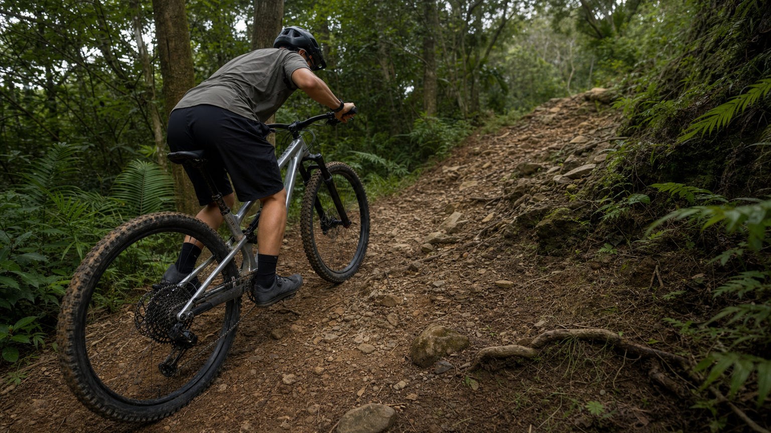 山地車爬坡技術：牽引力與體重分配的 MTB 爬坡