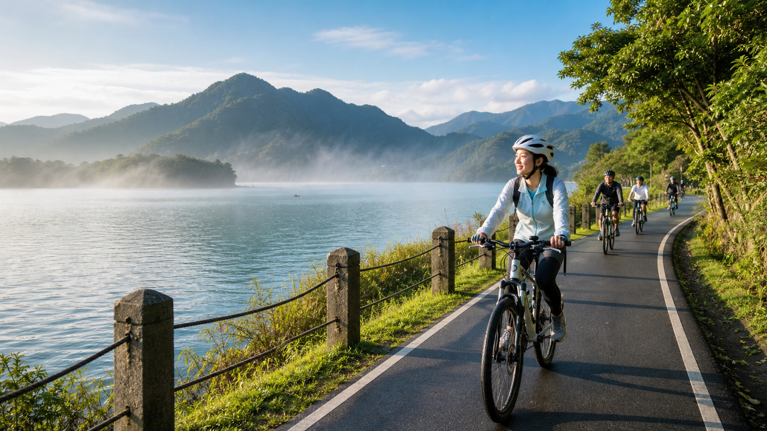 Guide cycliste du lac Sun Moon : itinéraire de 8 km autour du lac