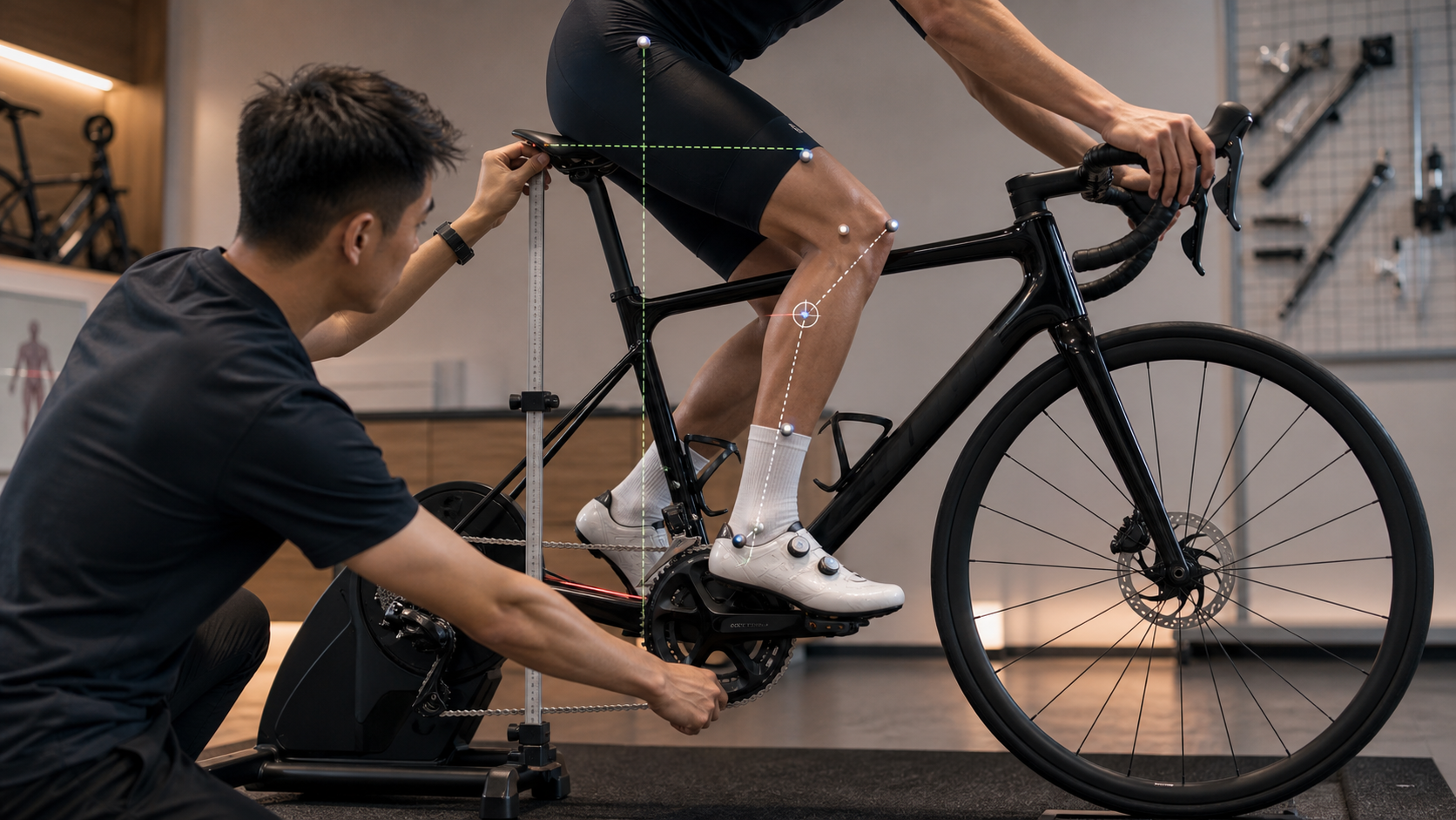 Biomécanique du Bike Fit : hauteur de selle, position avant-arrière et trajectoire du genou
