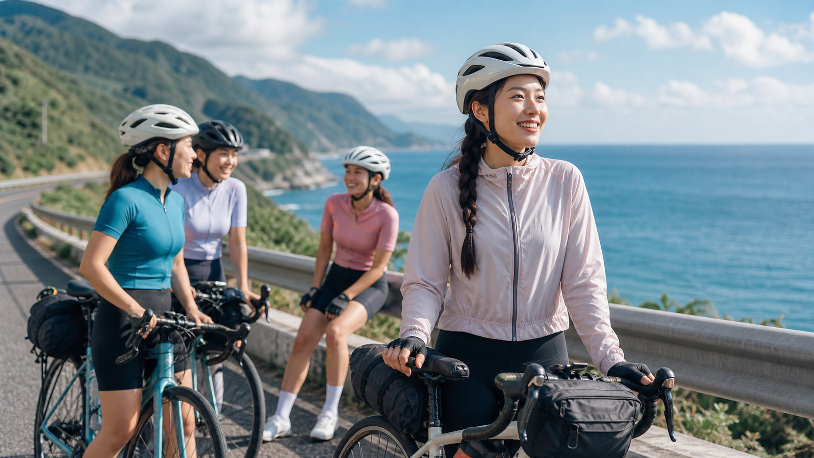 Cyclisme autour de l'île au féminin : planification de la sécurité, choix de l'équipement et ressources communautaires