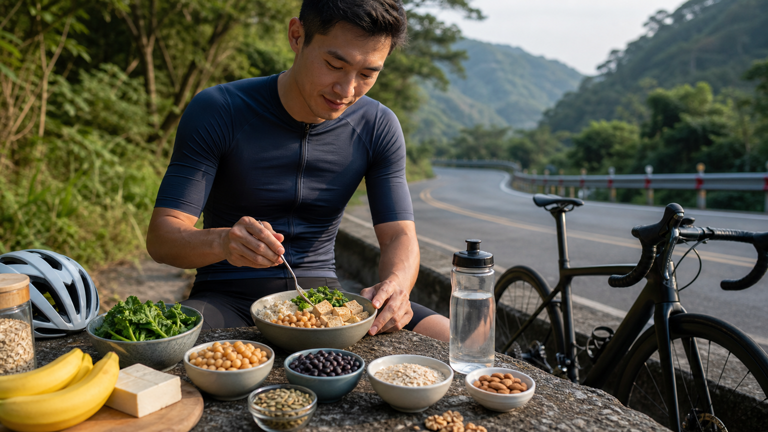 素食自行車手的營養完全指南：植物性飲食也能騎出好成績