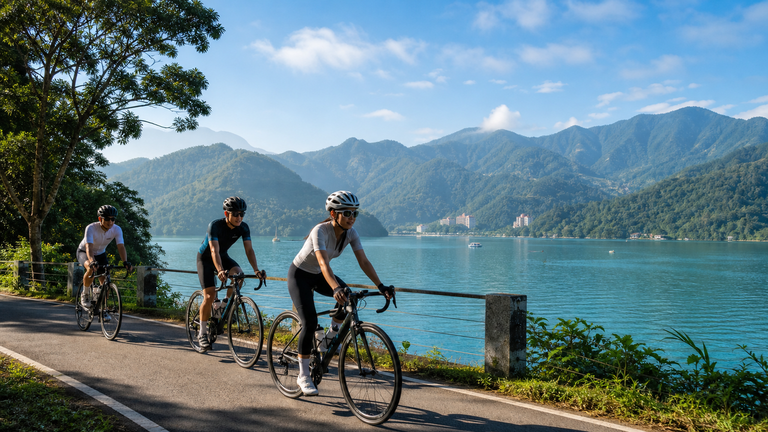 日月潭到埔里經典單車路線：湖光山色間的高原騎行